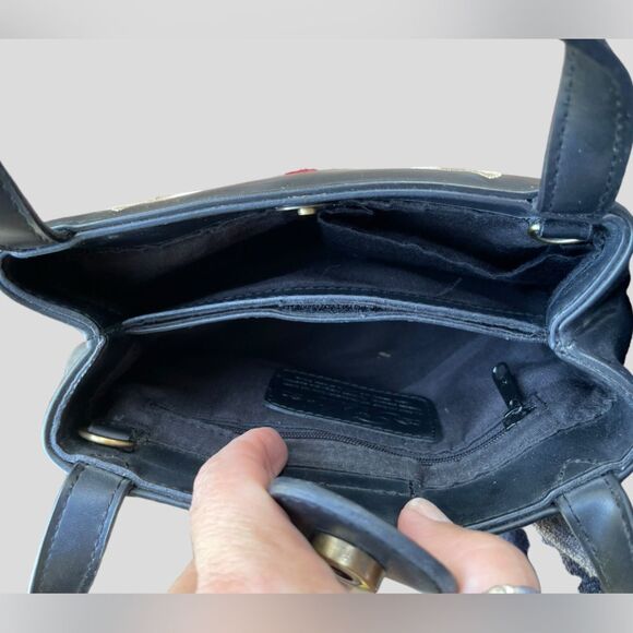 RELIC Vintage Embroidered Small Mini Satchel Purse EUC - Picture 5 of 6